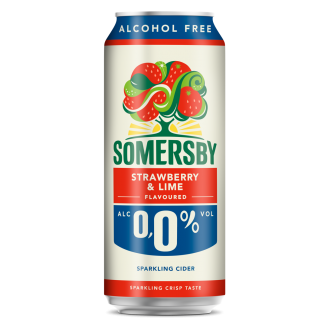 SIDRS BEZALK.SOMERSBY STRAWBERRY LIME 0% 0.5L CAN